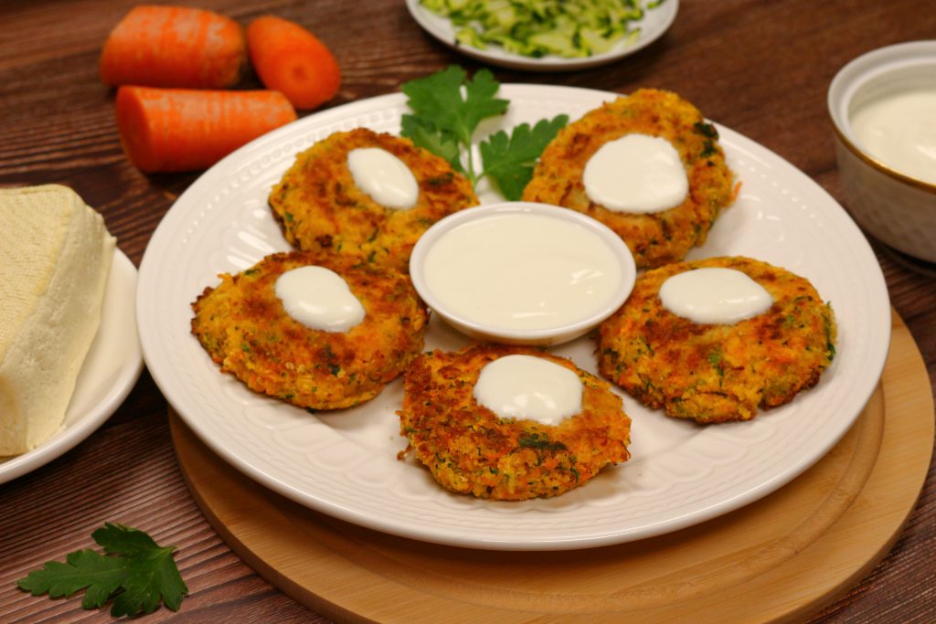 Tofubratlinge mit saurer Sahne